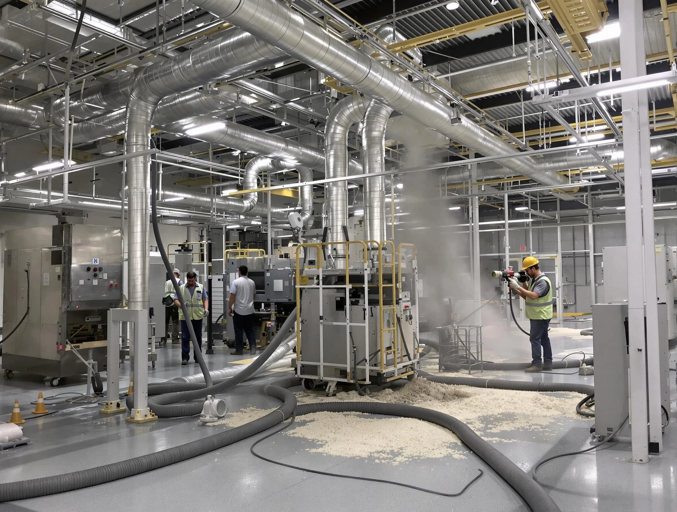 Heavy-duty industrial duct cleaning by Queen Creek Air Duct Cleaning in Queen Creek