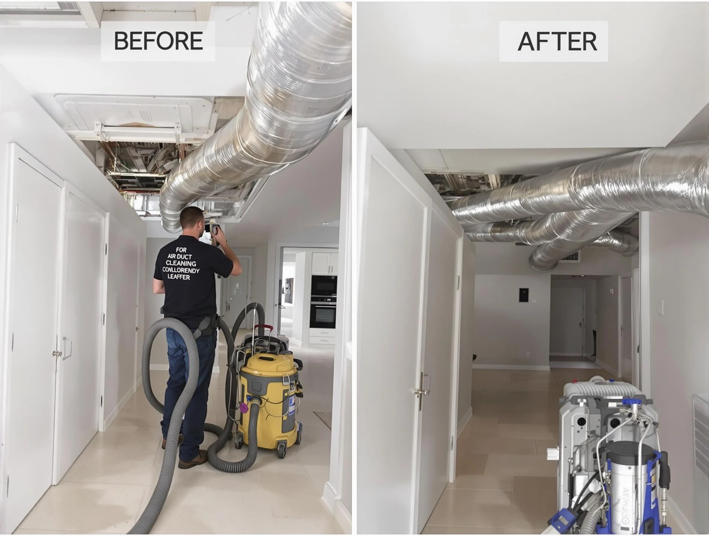 Queen Creek Air Duct Cleaning professional performing thorough air duct cleaning in Queen Creek