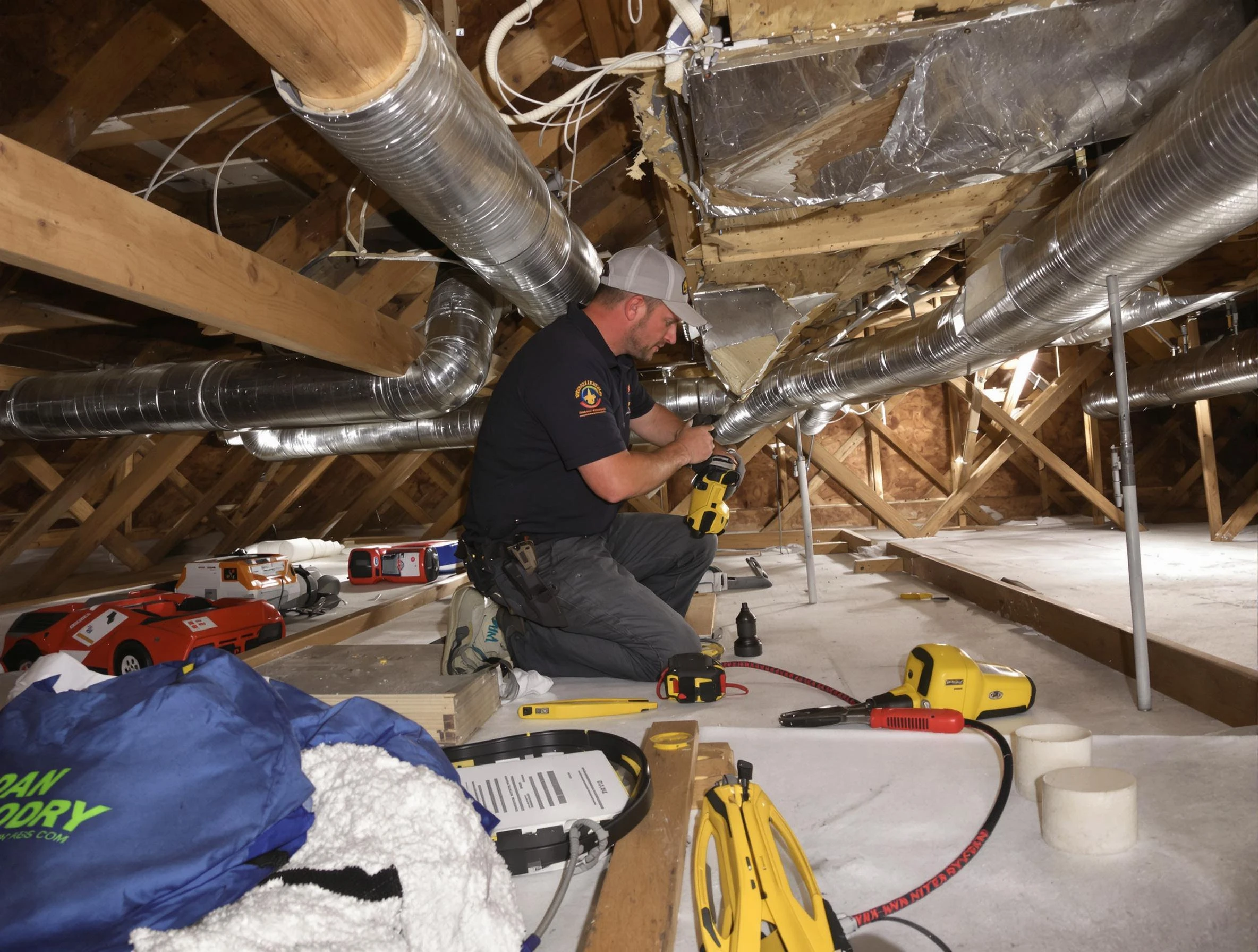 Professional air duct repair by Queen Creek Air Duct Cleaning in Queen Creek