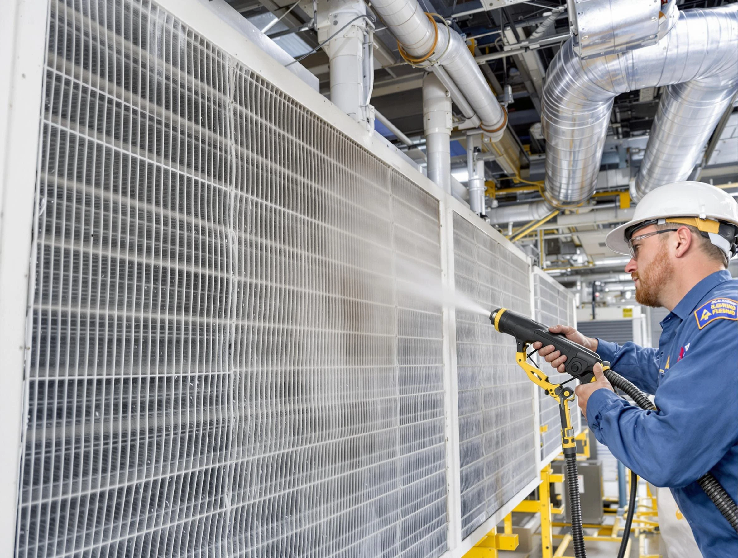 Professional commercial coil cleaning by Queen Creek Air Duct Cleaning in Queen Creek