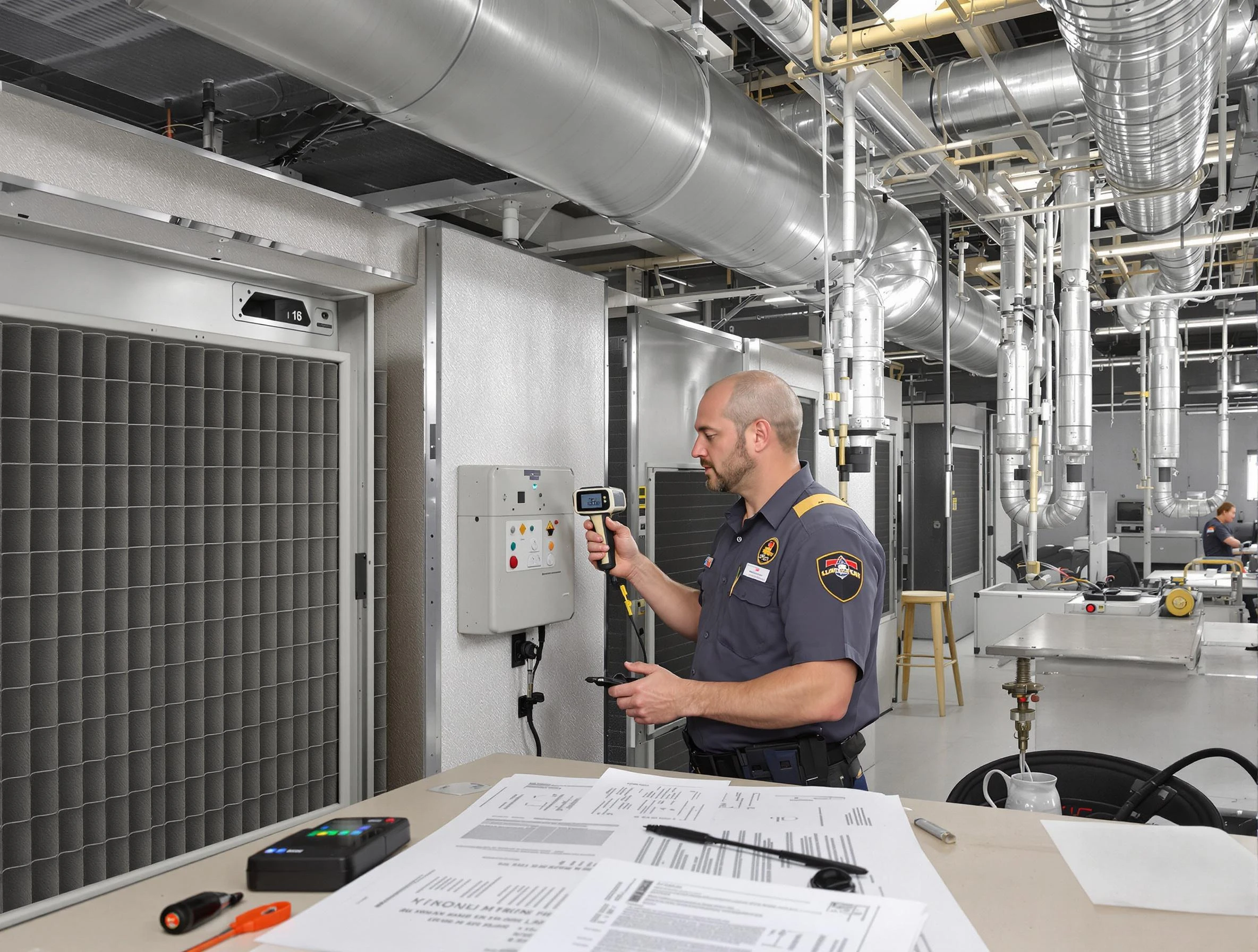 Professional filter system inspection by Queen Creek Air Duct Cleaning in Queen Creek