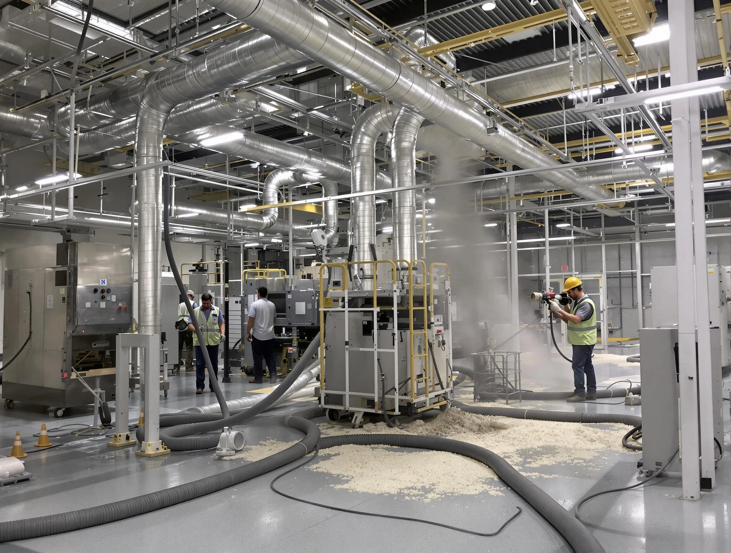 Heavy-duty industrial duct cleaning by Queen Creek Air Duct Cleaning in Queen Creek